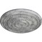 Ekena Millwork Carton Ceiling Medallion (For Canopies up to 2 5/8"), 12 5/8"OD x 1"P, Ultra Pure White Crackle CM13CAUWC - alternate 4